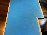 Desk solid mid century