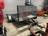 Single axle trailer for classic Mini