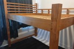 Double loft bed - solid pine