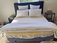 Queen Bed Frame & Mattress