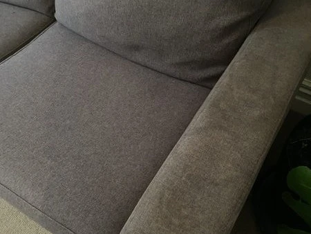 Large Couch with Moveable Ottoman