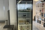 Full-size drinks fridge, Metal office storage cabinet