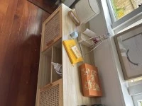 Queen size mattress, Fridge, Tv stand, 3 seater couch, Ottoman, Queen ...