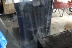 Christine Hoar, Coffee table with glass, dinning room table with glass...
