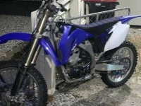 Motorcycle yamaha yz250f