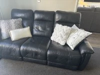 Queen bed mattress and base, lounge electric so heavy, desk, bed side ...