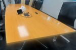 10 desks 1500 x 750, board room table 3200 x 1200, cabinet 1200 x 700,...