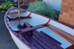 10ft 2in wooden row boat 50kgs