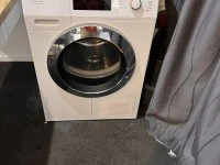 Queen bed, king single bed (2), fridge, washing machine, dryer, tv and...