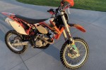 Motorcycle KTM 250 excf
