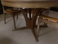Dining table and chairs