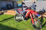 Motorcycle honda 300 rally