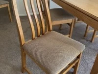 Dining Room Table & Chairs Solid Oak