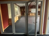 Bifold glass door