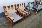 X2 wooden chairs