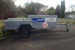 Single axle car trailer