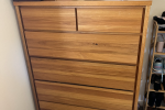 Queen Bed and frame, Tall boy