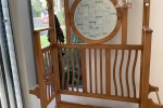Wooden hall cabinet