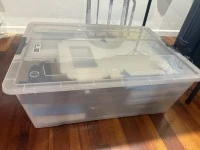 Trundle bed, Study desk, Storage box (6), Check In Luggage (2), Carry-...