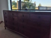 Queen Anne mahogany dresser