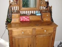 Kauri side board, Wooden draws, Dresser antique