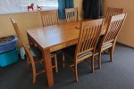 Dining set - 6 chairs and 1 table