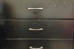 Single King Bed + Mattress, 5 drawer tallboy x2, 120 cm office desk x...