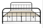 Queen bed frame and mattress