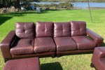 Leather couch