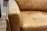 LUCA HENDRIX LEATHER 3 SEATER SOFA from Farmers