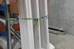 9 pallets of shelving plus brackets etc one large pallet and 8 smaller...