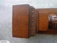 Kauri Fire Mantle Carved