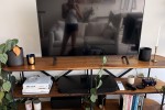 Double bed and base - Queen, TV - 55inch in box, small side table, Woo...