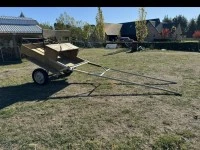 Horse cart with long shafts