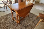 Dining Table and 4 Chairs, English Oak.