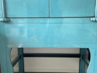 Vintage blue cupboard