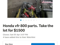 Motorcycle Honda Vfr800
