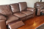 Two lounge chairs, 3 seater couch