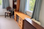 Bookcase, Tv unit, Dining chair (4), Drop leaf table