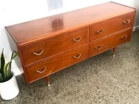+Mid Century Teak/Mahogany Sideboard+