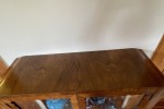Walnut deco cabinet