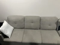 Queen Bed, Fridge, Washing Machine, two medium size furniture cabinet,...