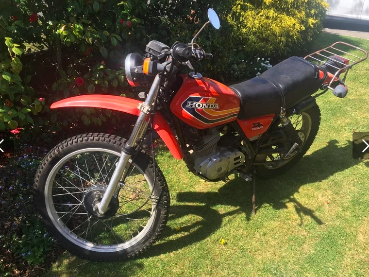 Motorcycle Honda XL250s 1978