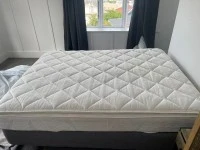 Queen bed - mattress and base medium