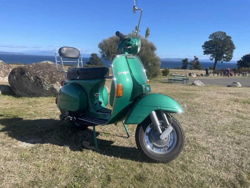 Motorcycle vespa P200E