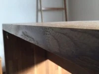 Solid American Oak Bar Leaner Set