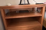 Double bed, Shelf, Bedside table