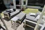 Indoor Sofa, 2x pieces of Outdoor sofa