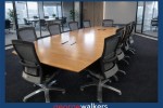 Boardroom table and 10 chairsTable is 3600 x 1600 but comes apart to t...