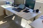 2 x Height adjustable Office Desks, 2 x Height adjustable Office Desks...